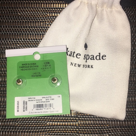 NWT Kate Spade Gumdrop Stud Earrings - Picture 3 of 3